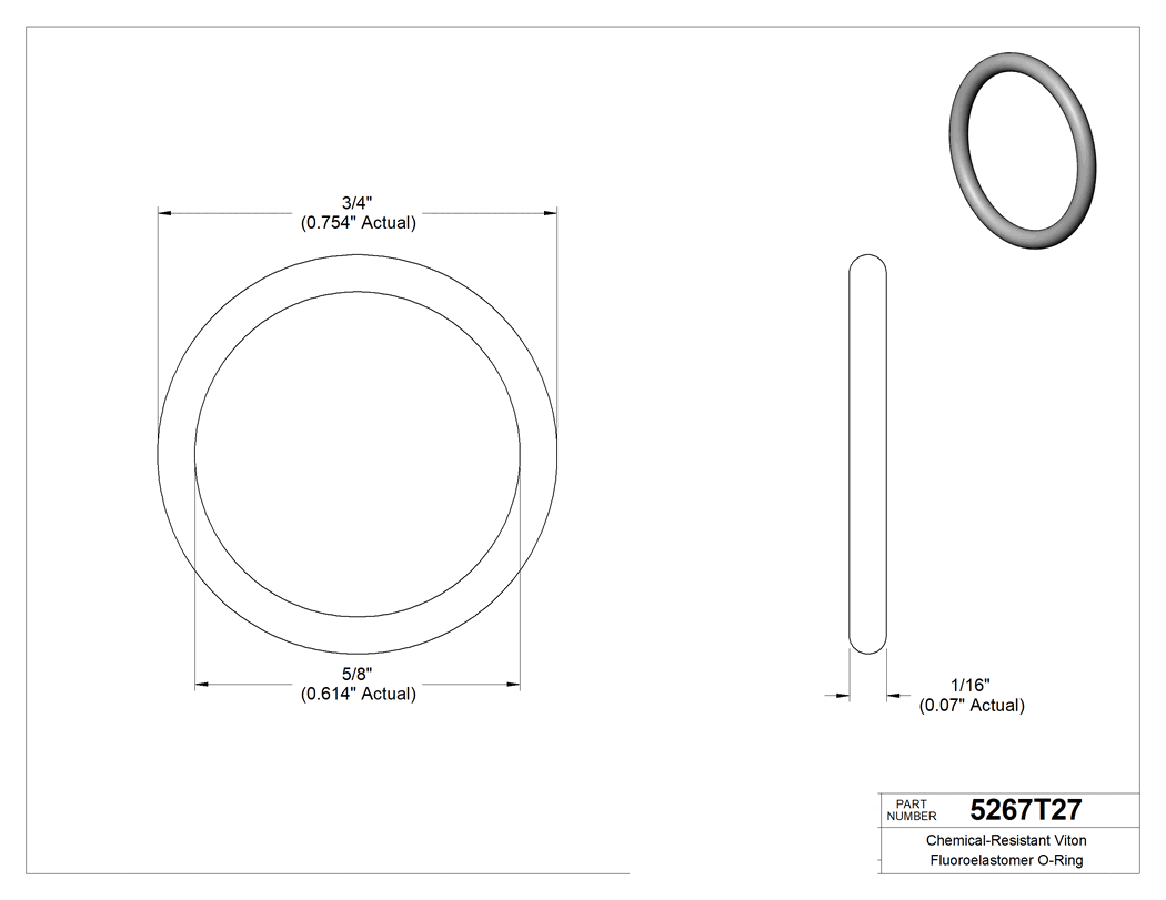 Technical drawing - 5267T27